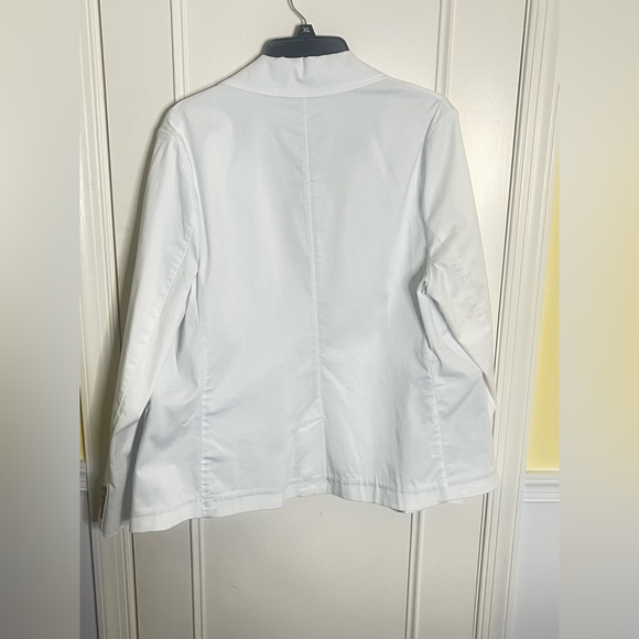 New - LL Bean White Blazer Sz - Large - Picture 4 of 4
